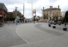 Watford Junction Paving & Bus Kerbs